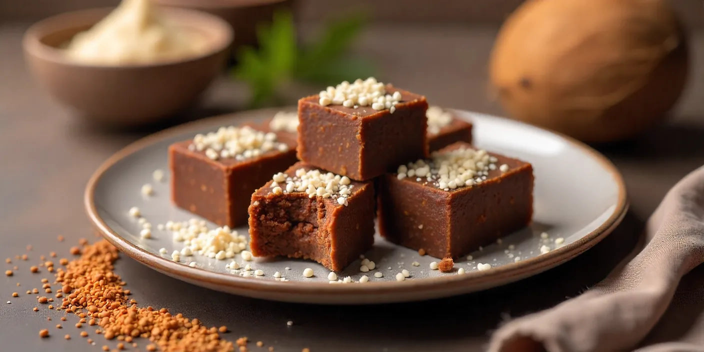 Ragi Coconut Barfi