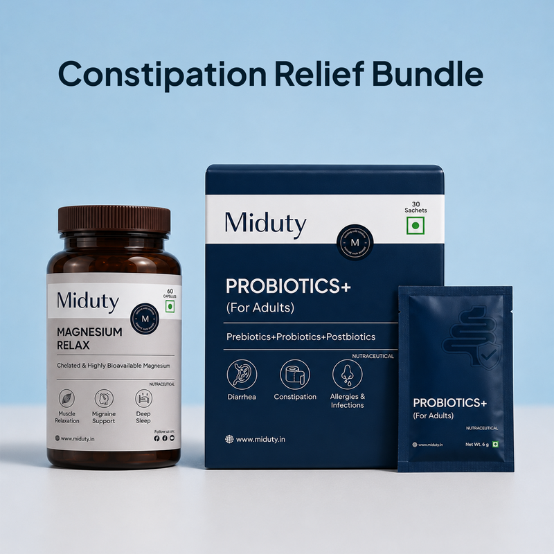 constipation relief bundle - magnesium relax and probiotics