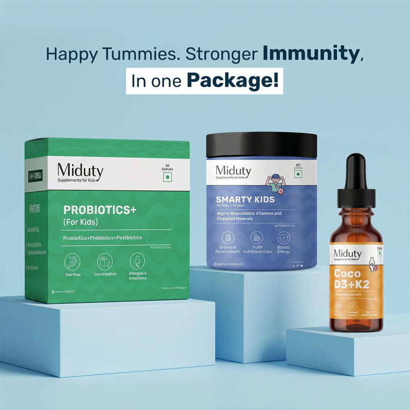 Happy Tummies and Stronger Immunity in one Miduty Bundle package