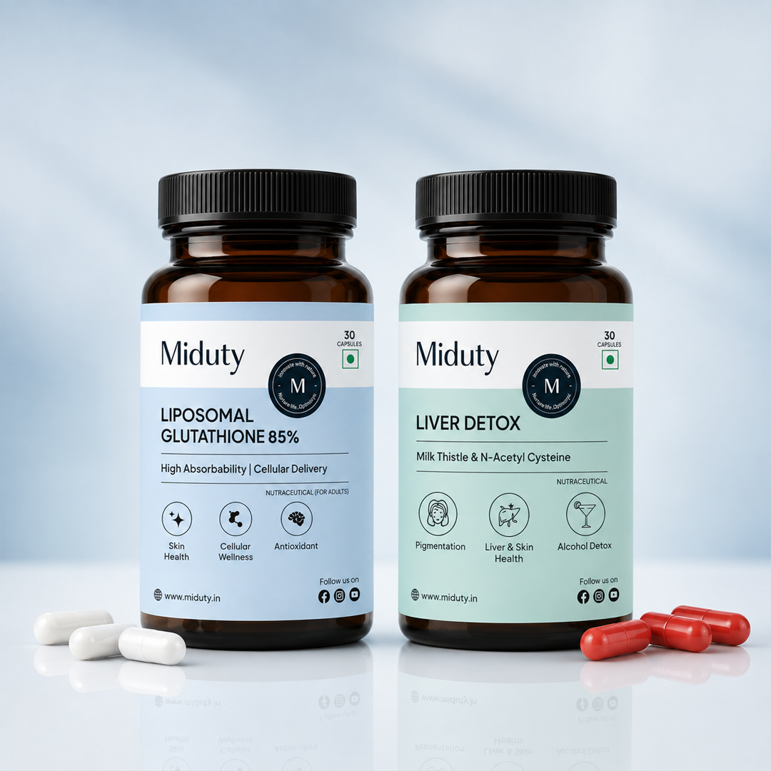 Clear Skin Combo: Liver Detox + Glutathione 85%