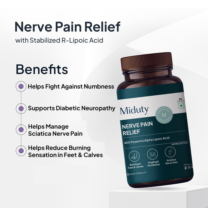 Benefits of Miduty Nerve Pain Relief Supplement