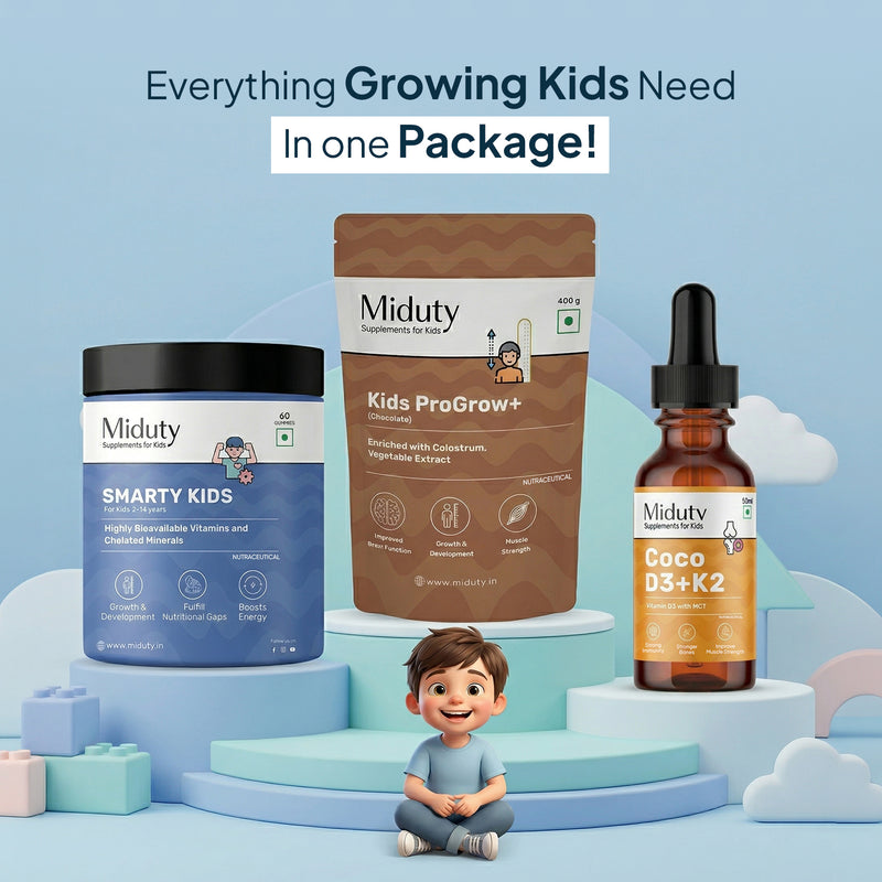 Growth Bundle - ProGrow+, Smarty Kids, Coco D3+K2