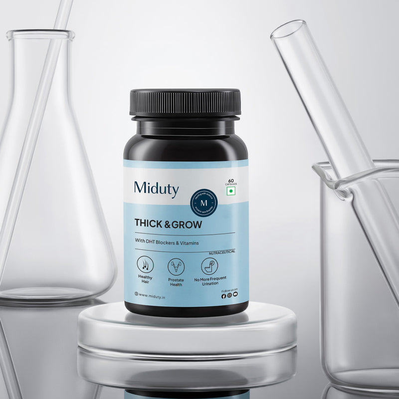 Miduty Thick and Grow Hair Supplement front view