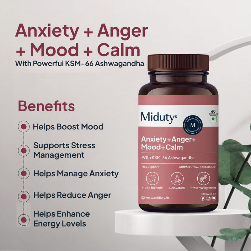 Anxiety + Anger + Mood + Calm