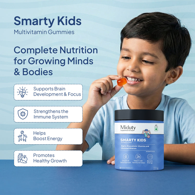 Smarty kids supplement benefits for kids
