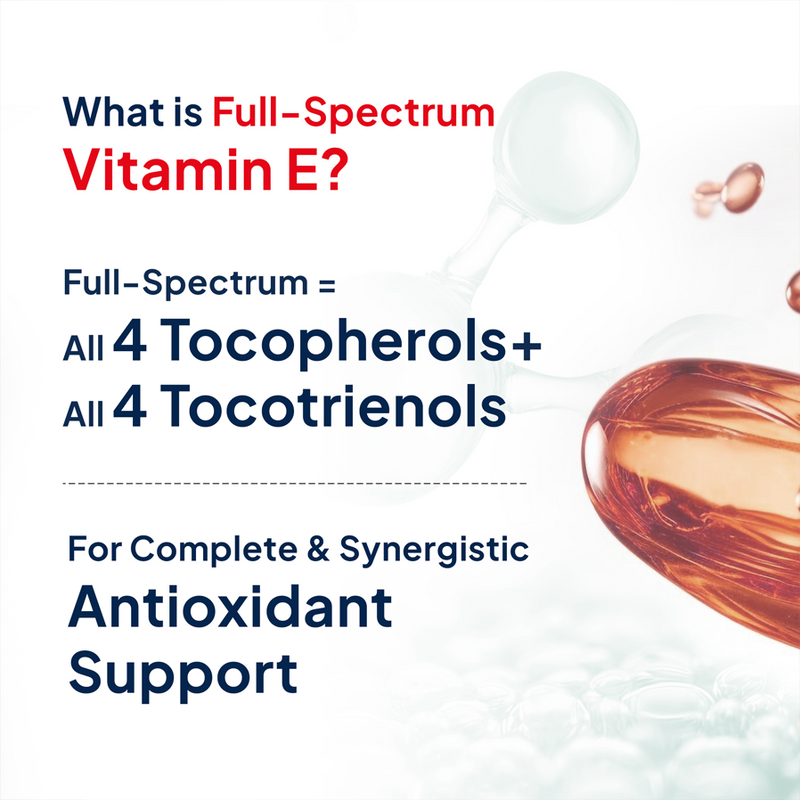 Vitamin E⁸ | Formerly known as Tocopherols & Tocotrienols