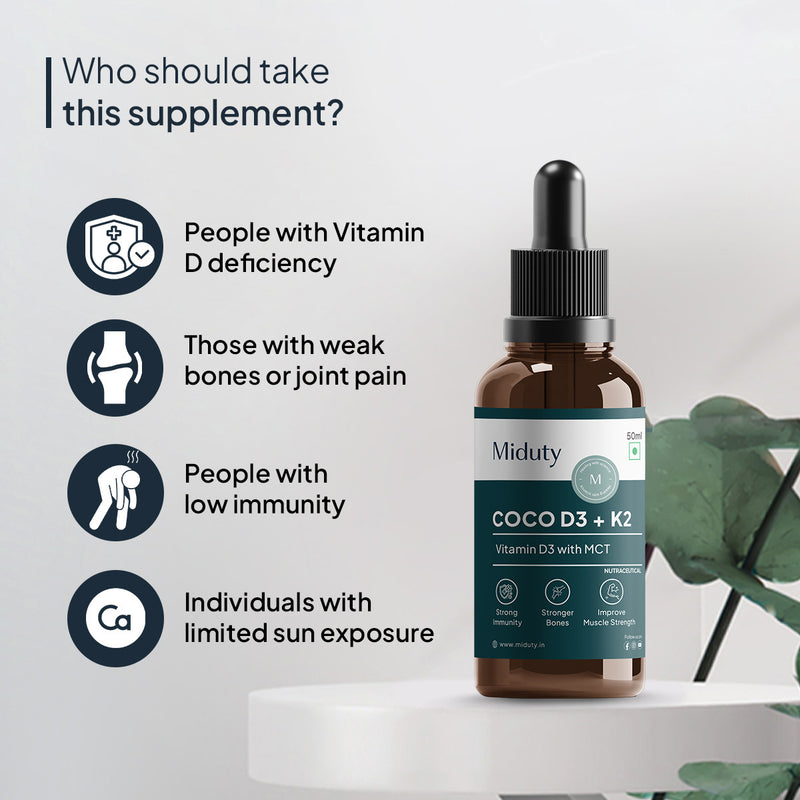 Who should take Miduty Vitamin D3 Drops?