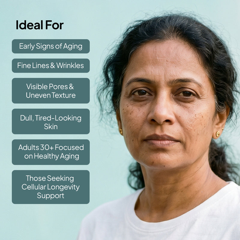 Showing beneits of Miduty Smart Aging