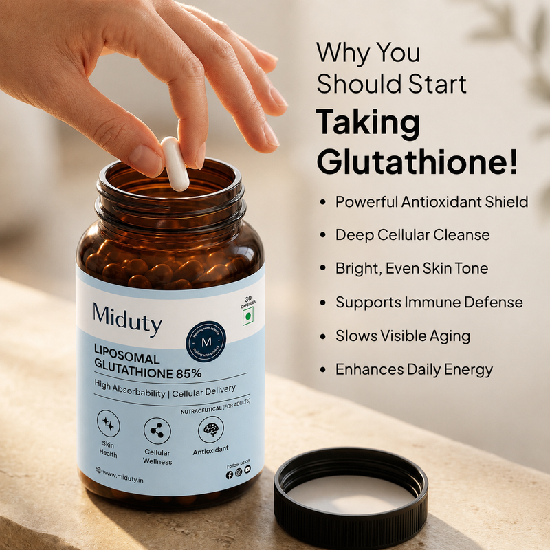 Showing information about why you should start taking glutathione