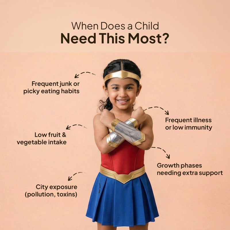 When does a child need Detox Gummies the most?