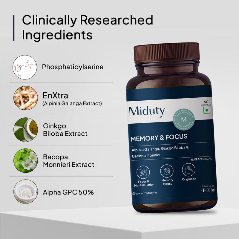 Memory & Focus | Caffeine-Free Formula For Extreme Alertness