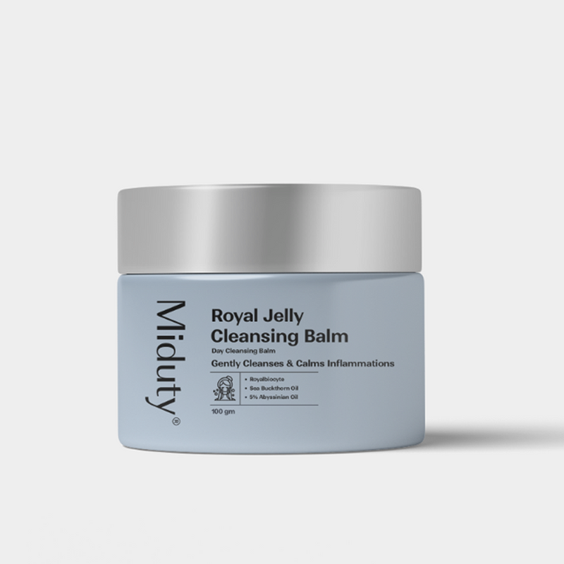 Royal Jelly Cleansing Balm | Gentle Cleanser for Morning & Evening | Melts Makeup & Impurities for Deep Pore Cleansing