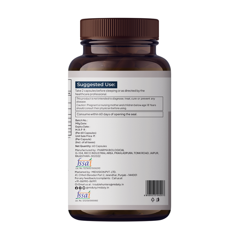 Magnesium relax side view