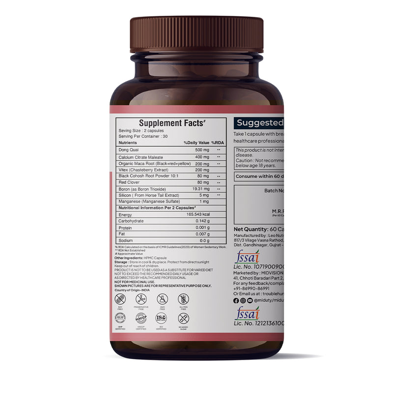 Menopause Tablets Supplement