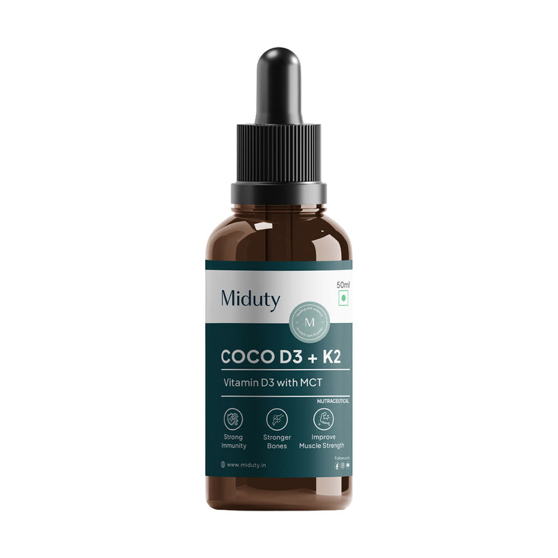 Miduty Coco D3 + K2 supplement Front View