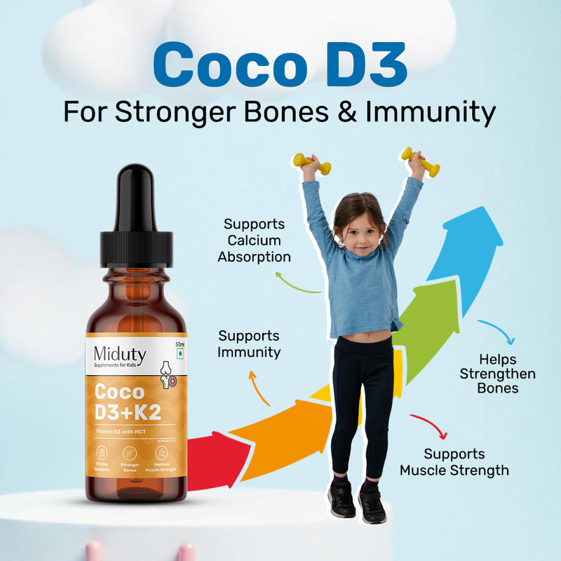 Strong Bones for Kids | Kids Calcium & CoCo D3