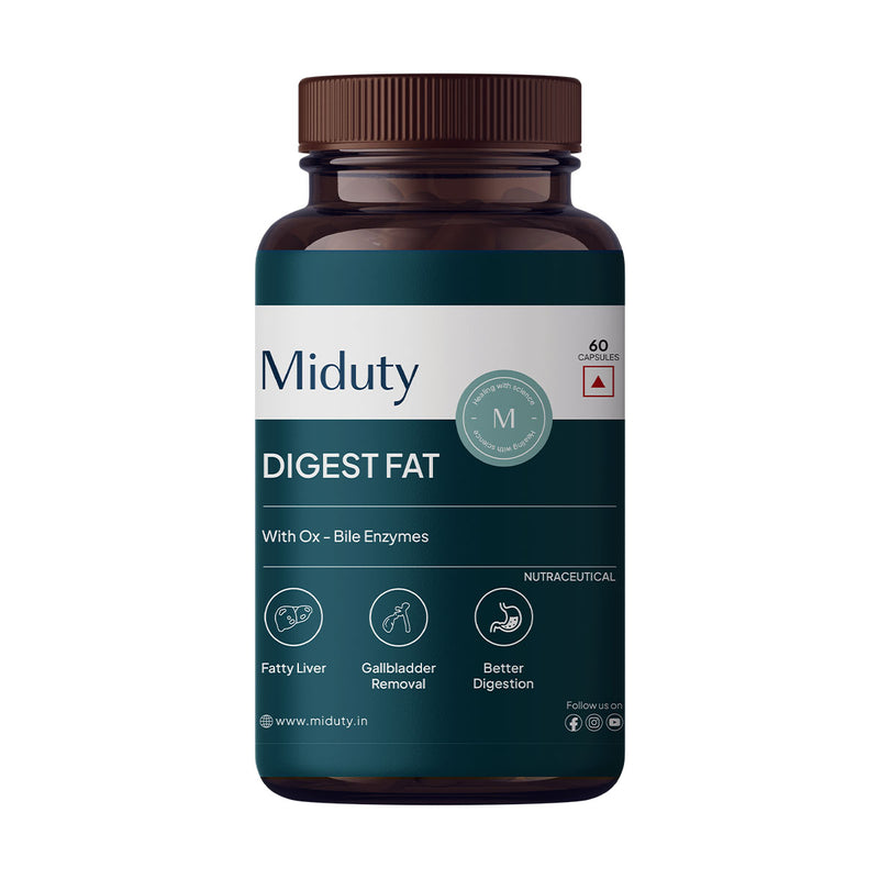 Miduty Digest Fat Supplement Front View