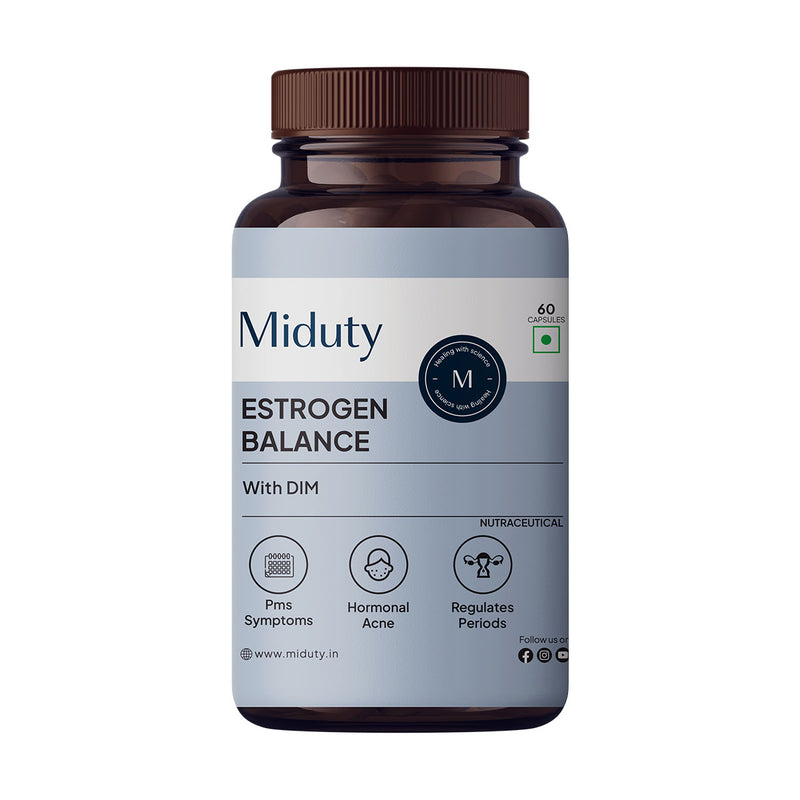 Miduty Estrogen Balance supplement Front View