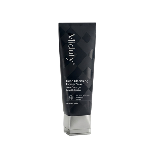 Set of icons indicating cruelty-free, sulfate-free, no artificial fragrances, and clinically proven ingredients on a white background.