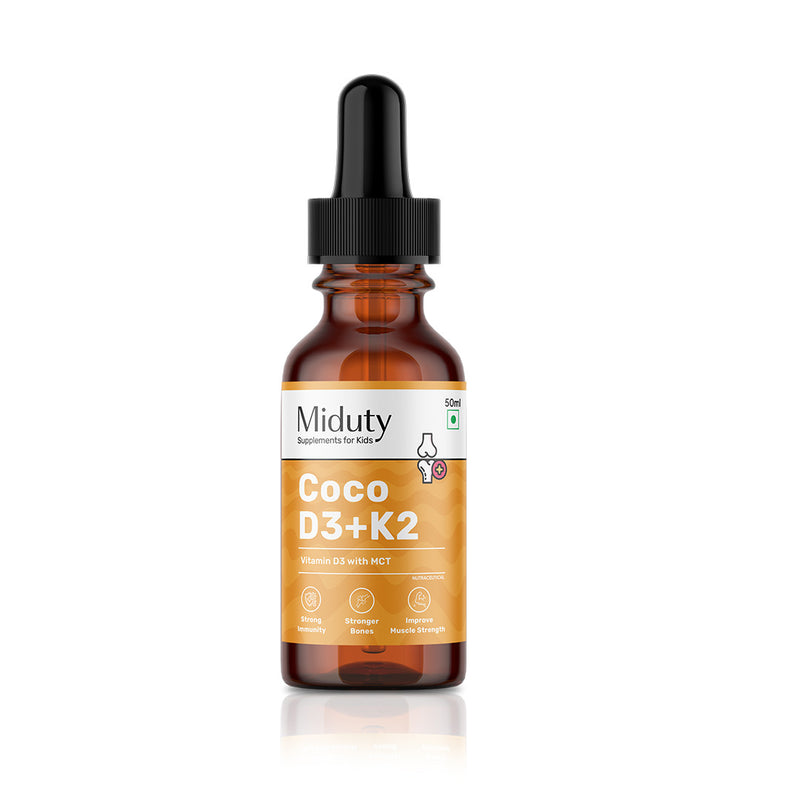 Miduty Vitamin D3 and K2 Drops for Kids