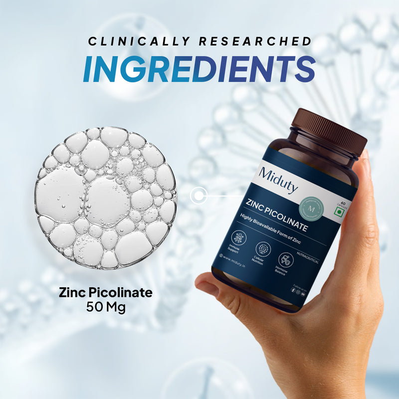 Ingredients in Miduty Zinc Picolinate Supplement