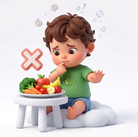 Picky Eaters who avoid fruits and vegetables
