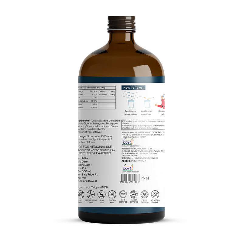 Apple Cider Vinegar for Weight Loss in India