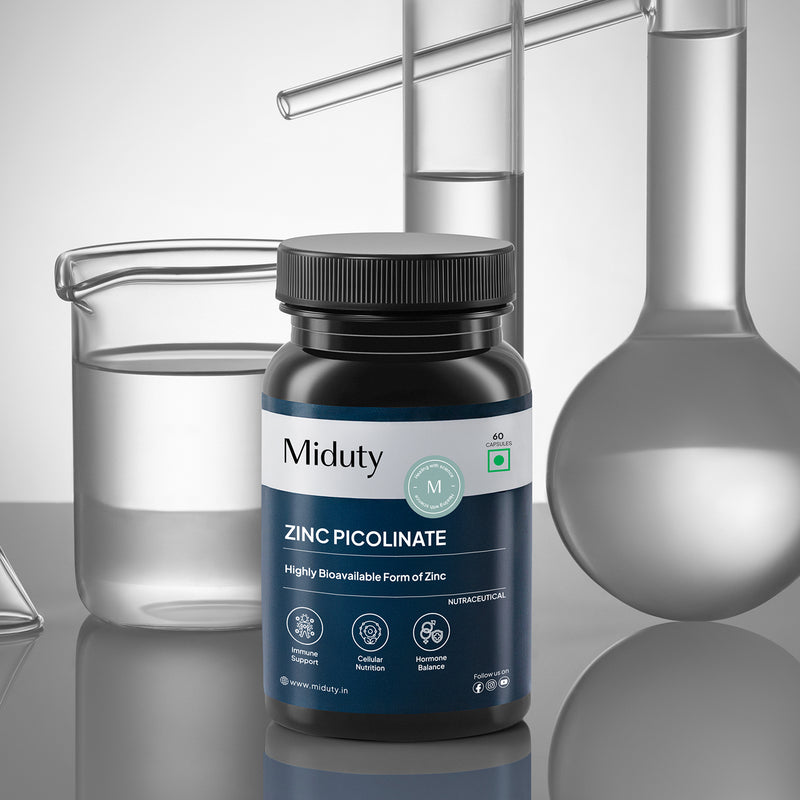 Miduty Zinc Picolinate 50 Mg Veg Capsules