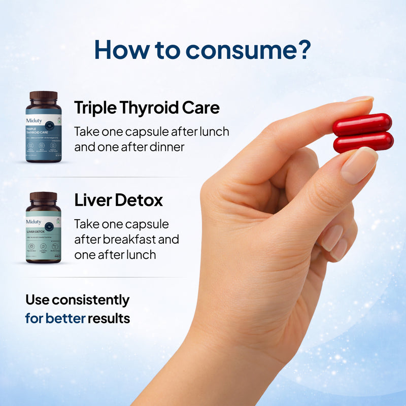 Instructions for How to Consumer Tripe thyroid care and liver detox