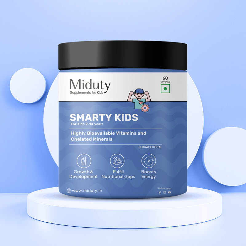 Miduty Smarty Kids supplement container
