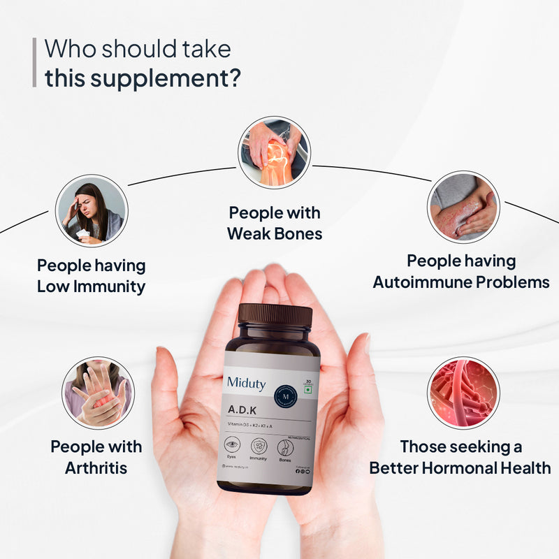 Showing who should take Miduty A.D.K Supplement?
