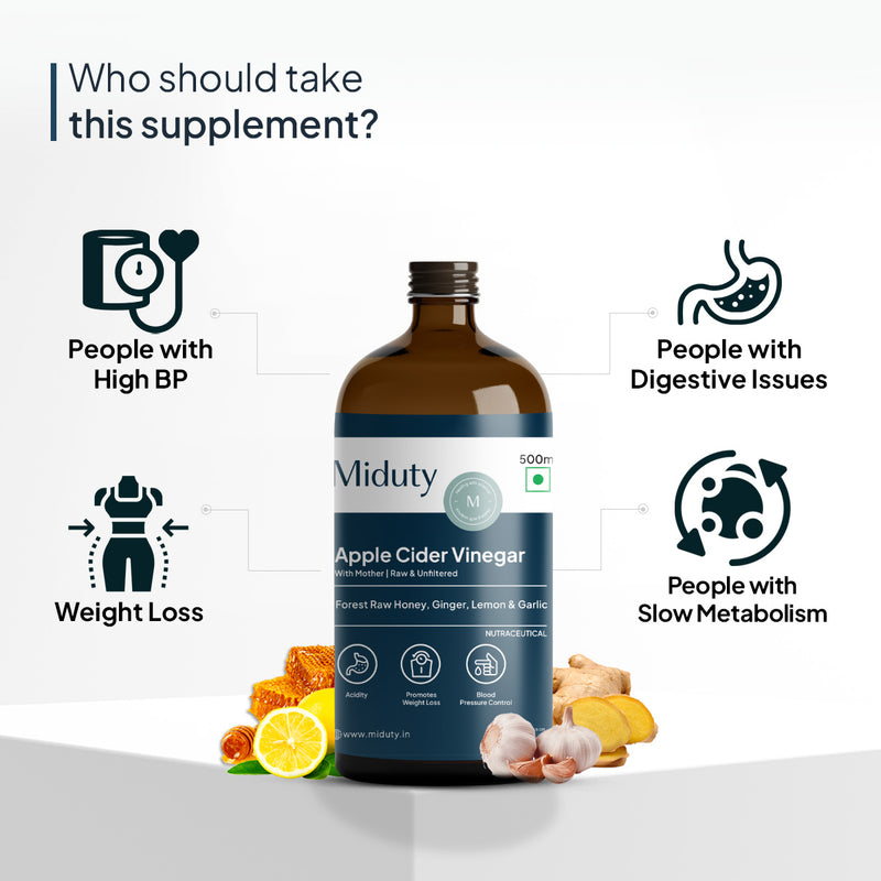 Who should take organic apple cider vinegar with mother?