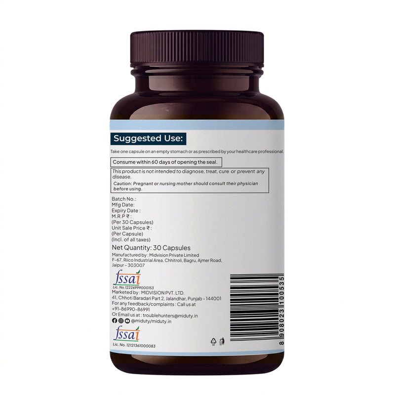 Liposomal Glutathione 40% Back View