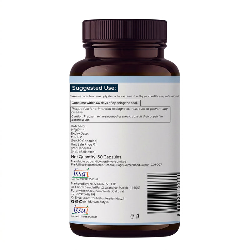 Liposomal Glutathione 40% Back View