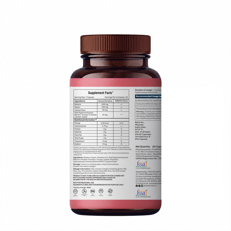 Betaine + Pepsin