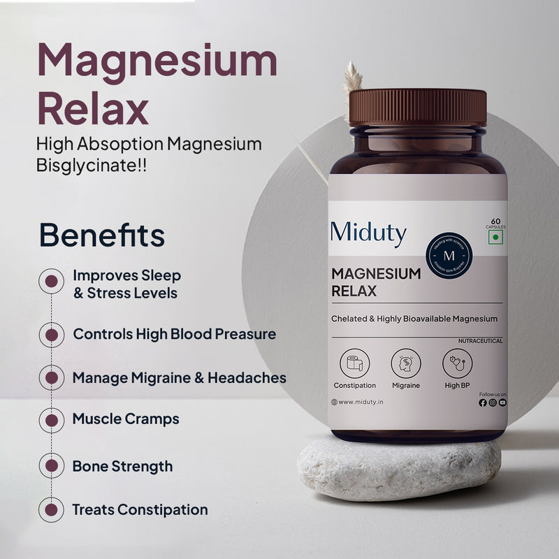 Magnesium Relax | Magnesium Oxide, Magnesium Bisglycinate & Vitamin B6