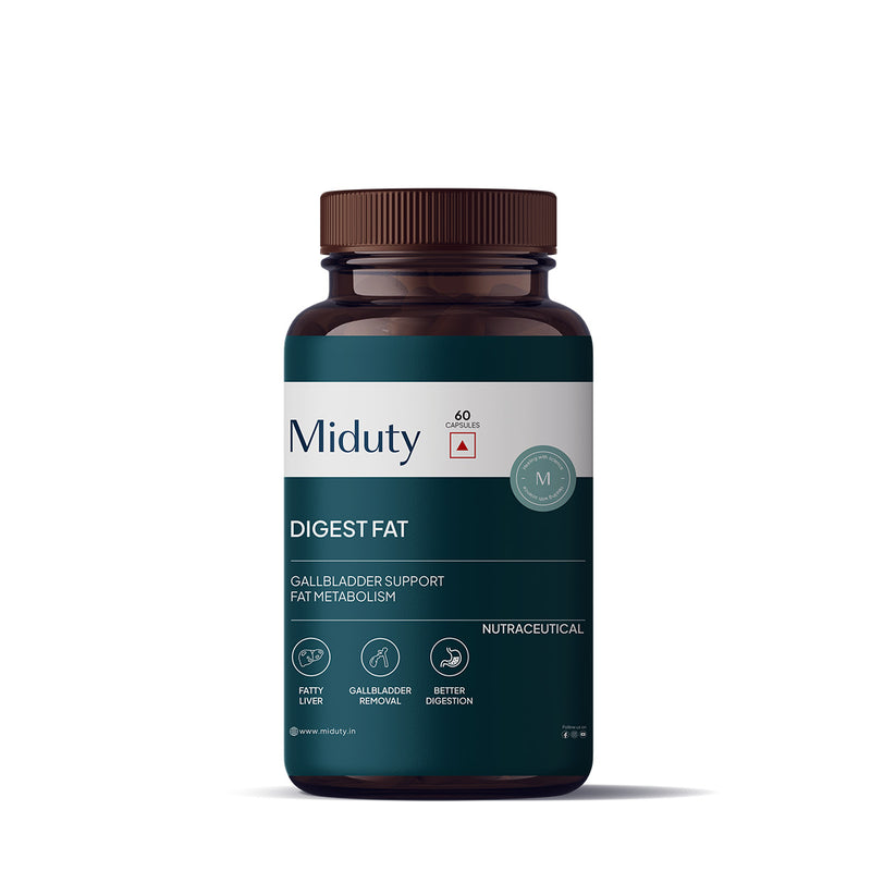 Miduty Digest Fat - Best Digestive Enzyme Capsules