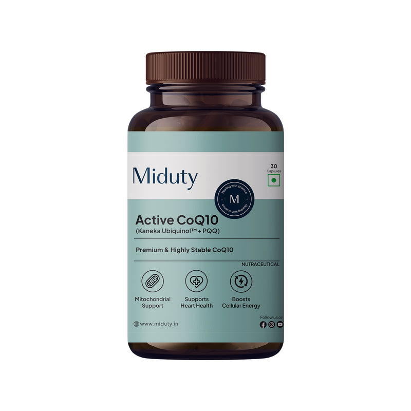 Miduty Coenzyme q10 (COQ10) tablets Supplement in India