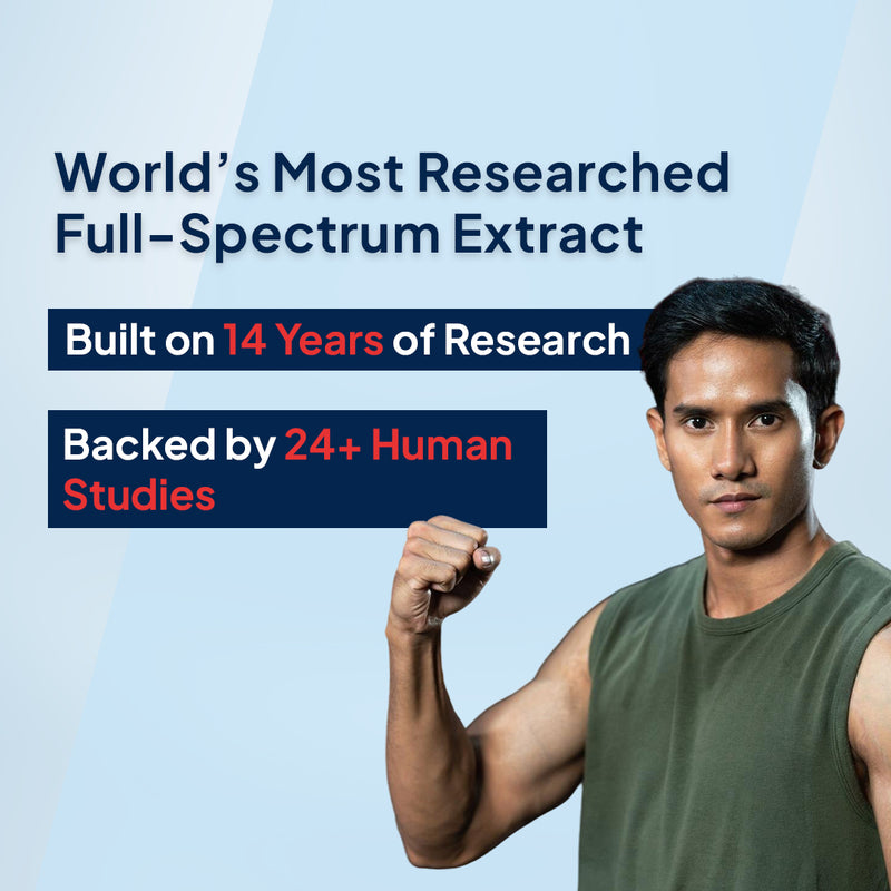 KSM - 66 Ashwagandha | Stress, Mood & Stamina Booster Supplement