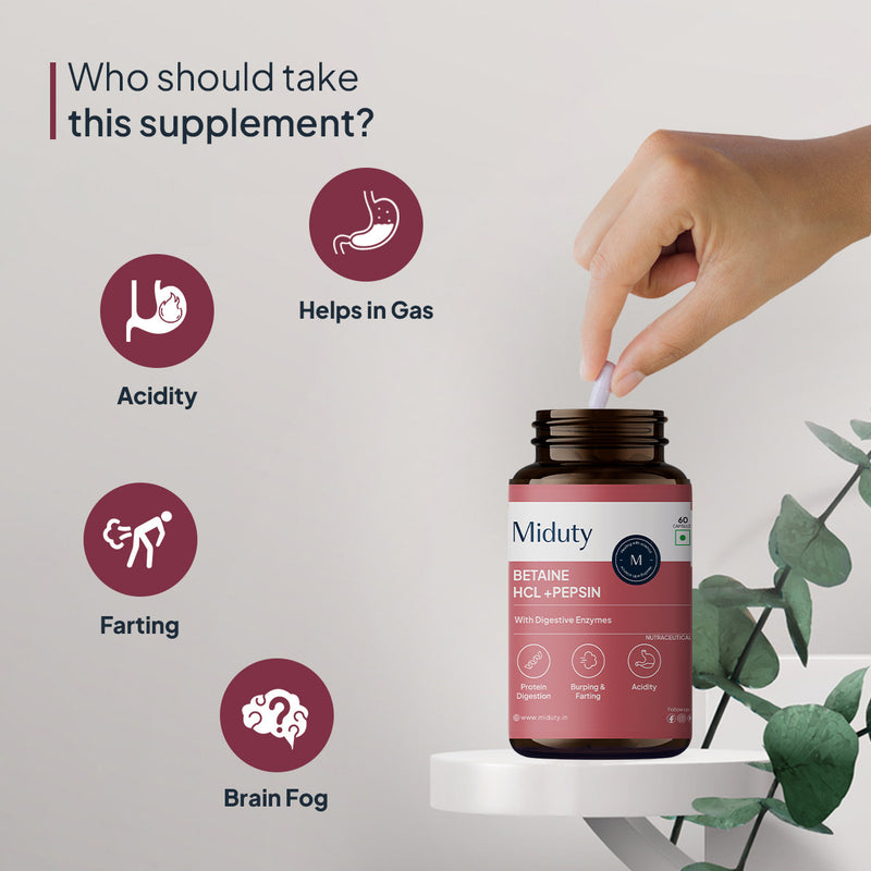 Who should take Miduty Betaine (HCL) Supplement?